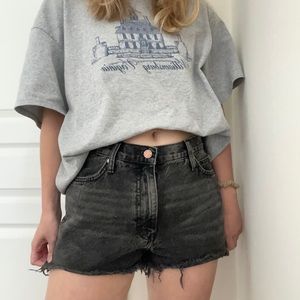 BDG Black Denim Shorts